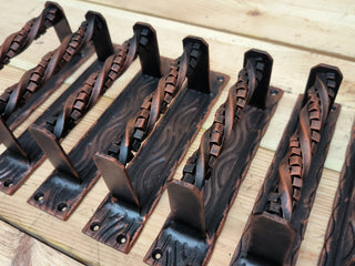 Hand Forged Wrought Iron Door Handle: Barn Door Decor