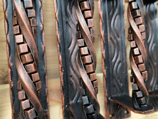 Hand Forged Wrought Iron Door Handle: Barn Door Decor