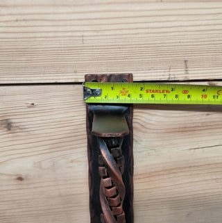Hand Forged Wrought Iron Door Handle: Barn Door Decor