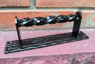Hand Forged Wrought Iron Door Handle: Barn Door Decor