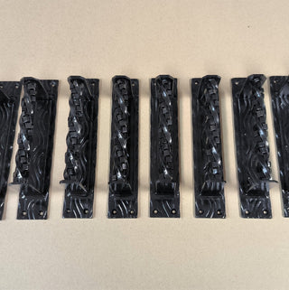 Hand Forged Wrought Iron Door Handle: Barn Door Decor