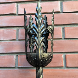Hand Forged Bronze Wall Sconce: Interior Metal Lighting