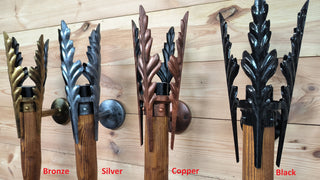 Hand Forged Wrought Iron Wall Sconce: Rustic Medieval Torch Light