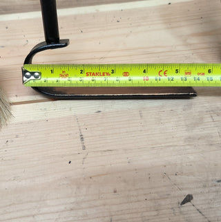 Hand Forged Fireplace Tool Set with Stand: 3-Piece Fireplace Gift