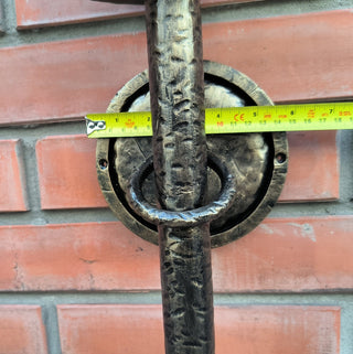 Viking torch light, interior wall light, Metal wall sconce