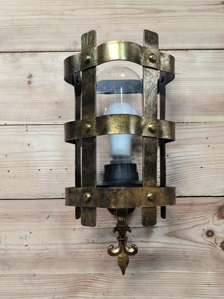 Handmade Medieval Wall Sconce: Wrought Iron Outdoor Lighting
