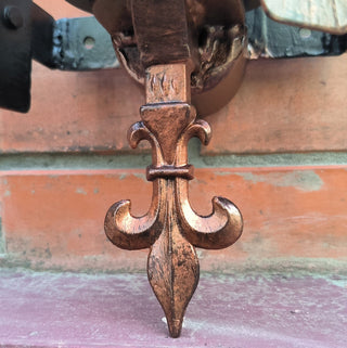Handmade Medieval Wall Sconce: Copper Outdoor Lighting