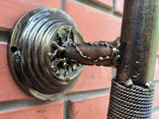 Handmade Forged Bronze Wall Sconce: Accent Light Fixture