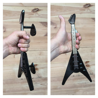 Handcrafted Iron Electric Guitar Door Handle: Music Lover Decor