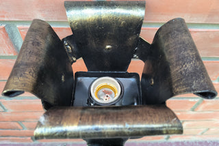 Hand Forged Medieval Wall Light: Viking Sconce Torch