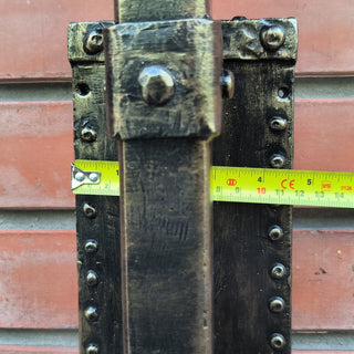 Hand Forged Medieval Wall Light: Viking Sconce Torch