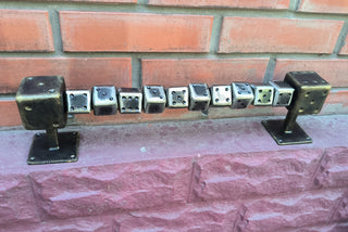 Dice Cube Door Handle: Metal Barn Door Decor