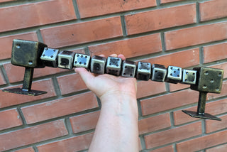 Dice Cube Door Handle: Metal Barn Door Decor