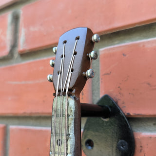 Handcrafted Guitar Door Handle: Musical Instrument Iron Door Pull