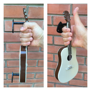 Handcrafted Guitar Door Handle: Musical Instrument Iron Door Pull