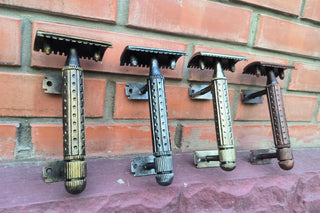 Handmade Razor Blade Door Handle: Metal Barbershop Decor