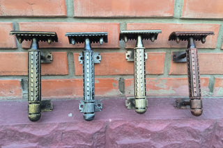 Handmade Razor Blade Door Handle: Metal Barbershop Decor