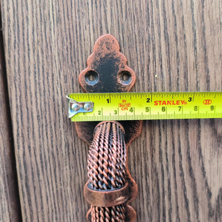 Hand Forged Wrought Iron Door Handle: Barn Door Decor