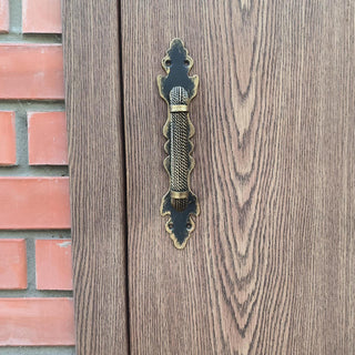 Hand Forged Wrought Iron Door Handle: Barn Door Decor