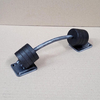 Front door handle Sports Barbell Gym door handle A weightlifting barbell handle