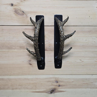 Door handles antlers, Unique handcrafted door handle, Front door decor, Barn Door Handle