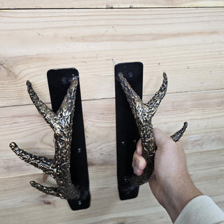 Door handles antlers, Unique handcrafted door handle, Front door decor, Barn Door Handle