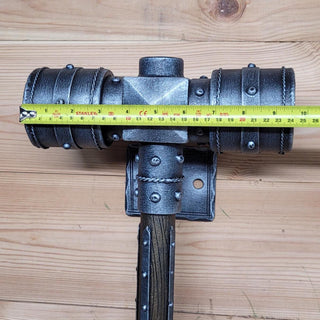 Door handle, Large Hammer, door pull, metal gate handle, barn door handle