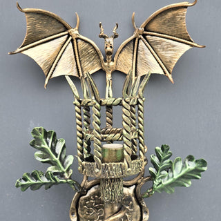 Dragon Wall sconce light fixture torch, Gothic style sconce