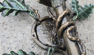 Dragon Wall sconce light fixture torch, Gothic style sconce