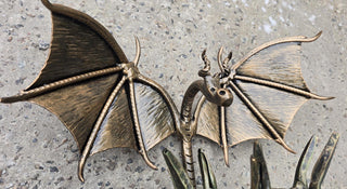 Dragon Wall sconce light fixture torch, Gothic style sconce