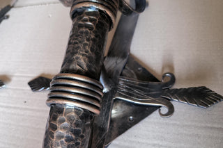 Metal wall sconce, wall lamp, Medieval style light fixture