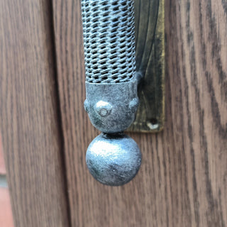 Hand Forged Hammer Door Handle: Metal Gate/Barn Door Pull