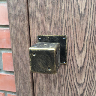 Cube, Dice, Door handle, Metal door pull, Barn door handle