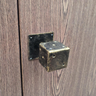 Cube, Dice, Door handle, Metal door pull, Barn door handle