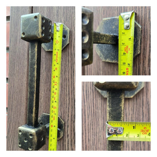 Dice Cube Door Handle: Metal Barn Door Pull