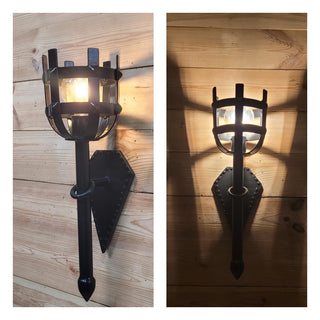 Medieval lantern, Wall sconce, Wall lightining