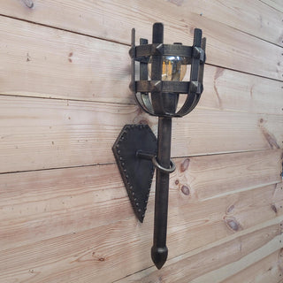 Metal wall sconce in Medieval Style