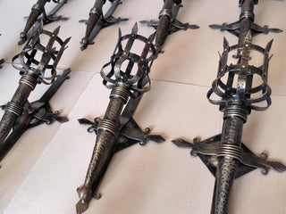 Metal wall sconce, wall lamp, Medieval style light fixture
