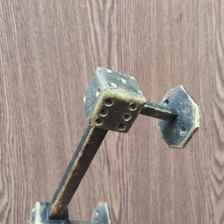 Door handle, Cube, Dice, Door pull, Metal handle, Barn door handle