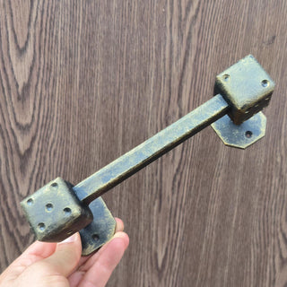 Door handle, Cube, Dice, Door pull, Metal handle, Barn door handle