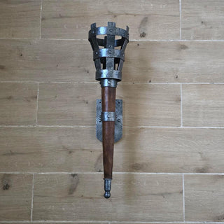Rustic Medieval Wall Torch Sconce Light