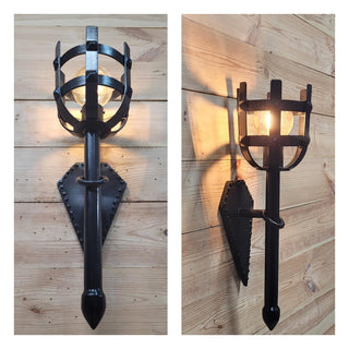 Medieval lantern, Wall sconce, Wall lightining