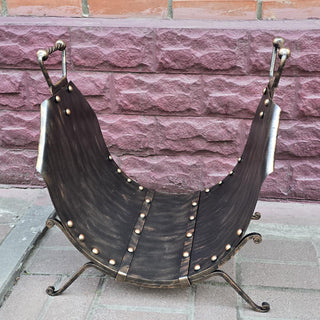Firewood storage basket, Firewood rack, Firewood basket, Metal basket for firewood, Fireplace basket, Storage basket, Wrought iron baskets