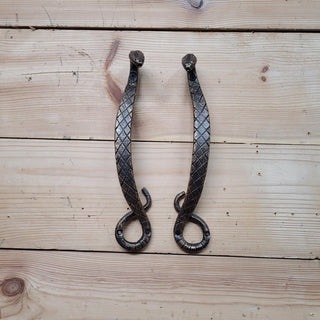 Metal door handles Snake