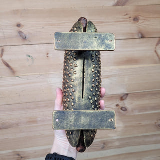 Hot Dog Door Handle - Retro Diner Style Iron Pull, Vintage Restaurant Door Decor, Metal Door Handle