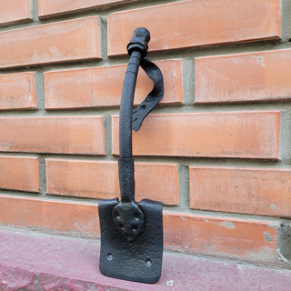 Wrought Iron Shovel Handle – Unique Rustic Design for Home Decor