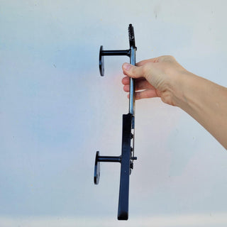 Handcrafted Iron Electric Guitar Door Handle: Music Lover Decor