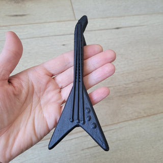 Guitar Cabinet Handle – Black Metal Drawer Pull for Music Lovers