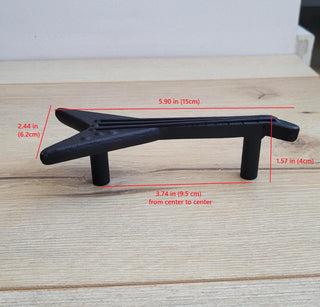 Guitar Cabinet Handle – Black Metal Drawer Pull for Music Lovers
