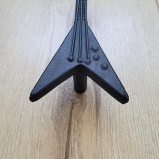 Guitar Cabinet Handle – Black Metal Drawer Pull for Music Lovers